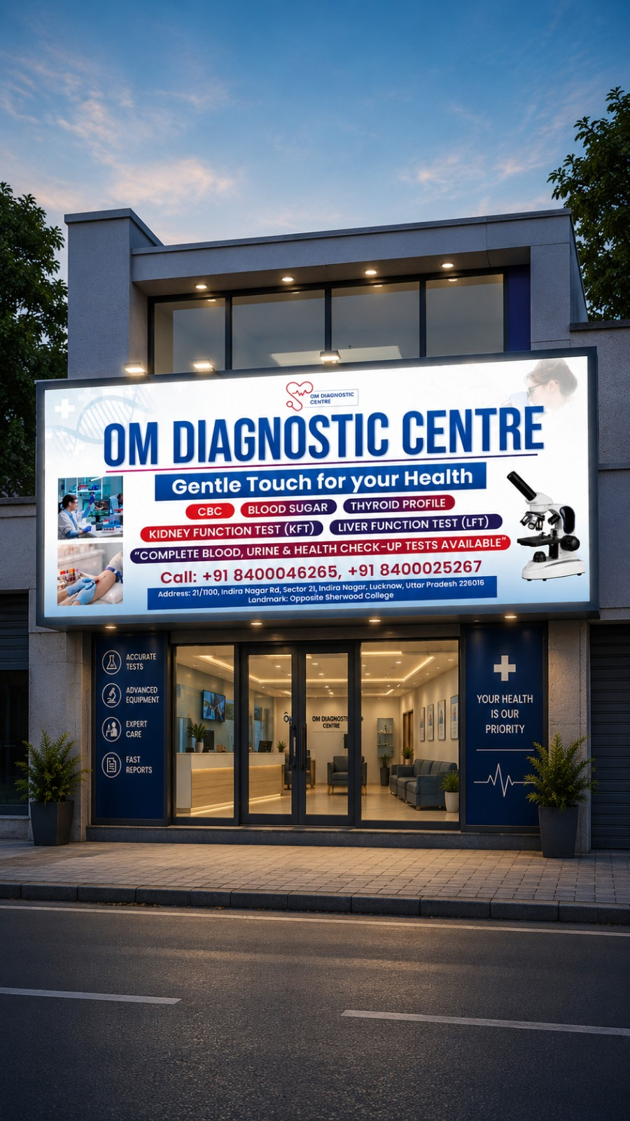 OM Diagnostic Centre, Indira Nagar, Lucknow